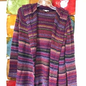 Long sleeve whool shawl